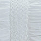 White Geometric King Quilt