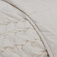 Ivory Geometric King Quilt