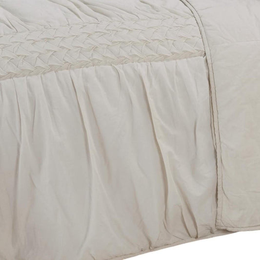 Ivory Geometric Quilt