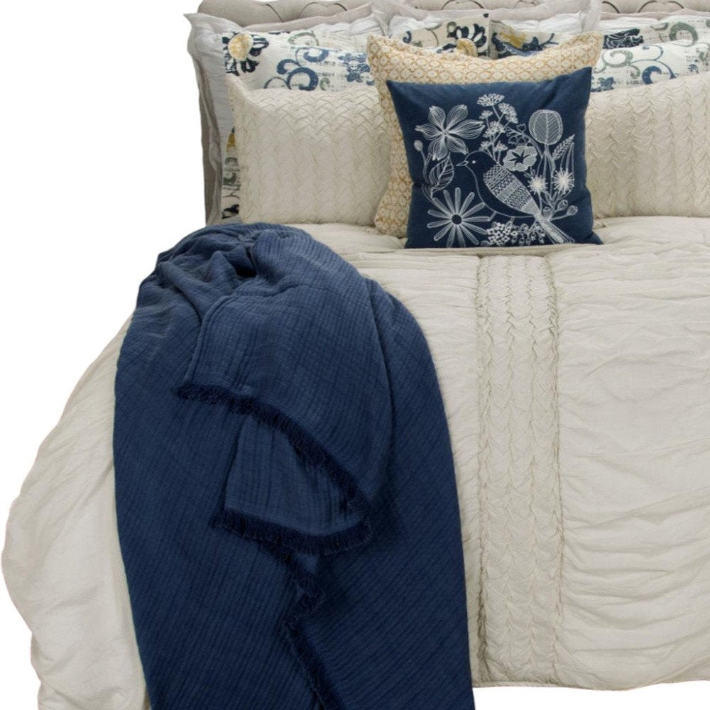 Ivory Geometric Quilt