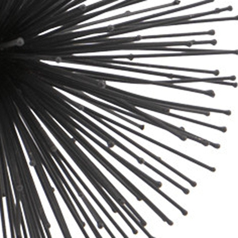 10" Antique Gold Finish Large Urchin Sphere