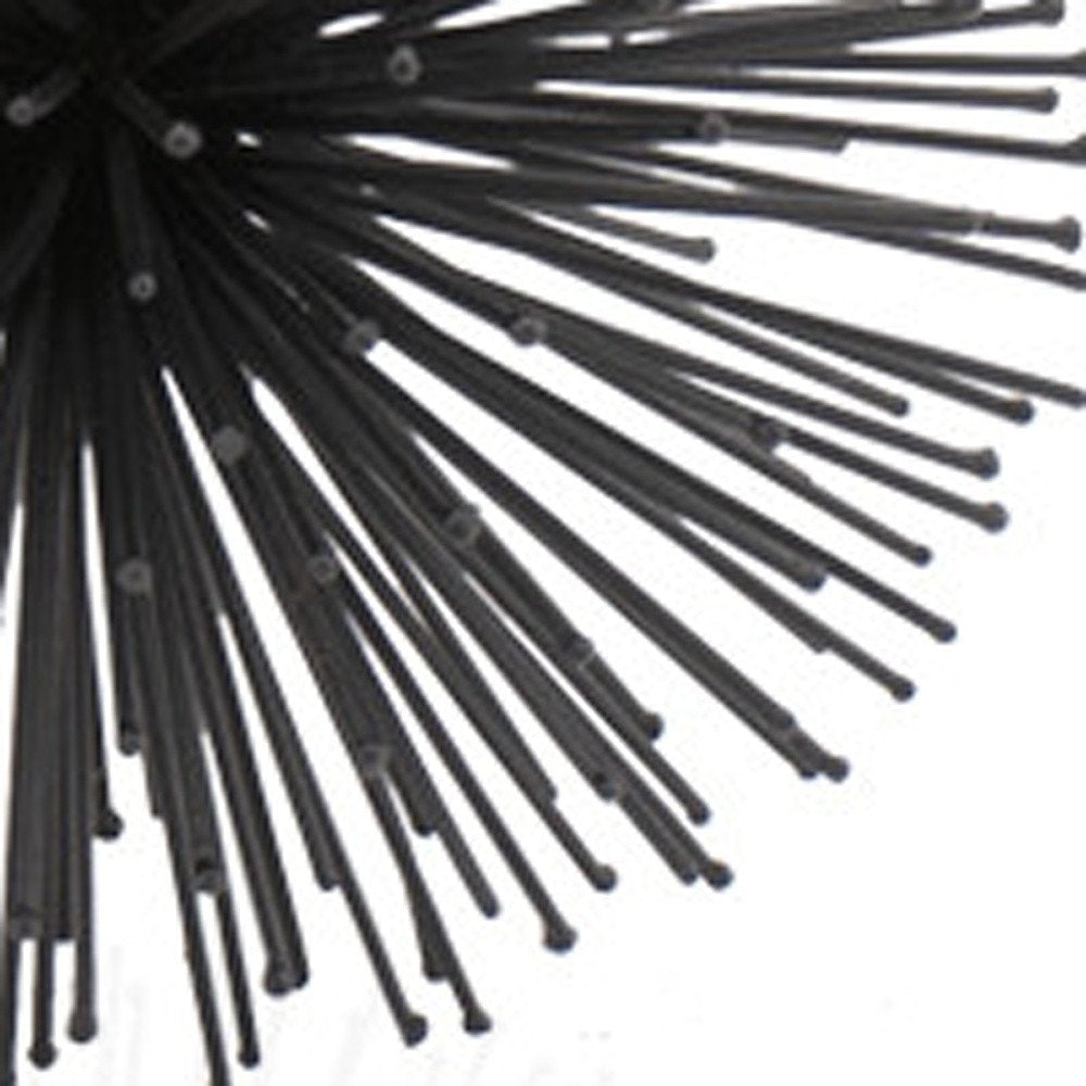 10" Antique Gold Finish Large Urchin Sphere