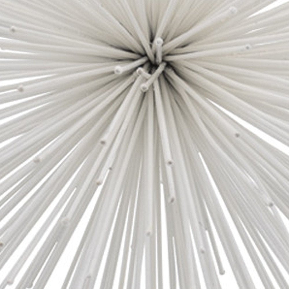 10" Antique Gold Finish Large Urchin Sphere