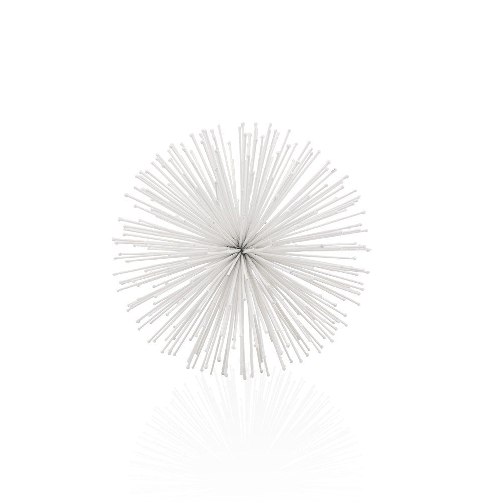 10" Antique Gold Finish Large Urchin Sphere