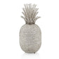 13" Silver Metal Decorative Pineapple