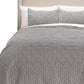 Gray Polka Dots King Quilt