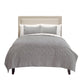 Gray Polka Dots King Quilt