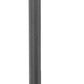 48000 BTU Silver Steel Propane Cylindrical Pole Standing Patio Heater