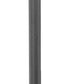 48000 BTU Silver Steel Propane Cylindrical Pole Standing Patio Heater
