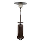 48000 BTU Bronze Steel Propane Cylindrical Pole Standing Patio Heater