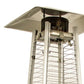41000 BTU Silver Steel Propane Triangular Pyramid Standing Patio Heater