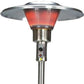 40000 BTU Silver Steel Propane Cylindrical Pole Standing Patio Heater