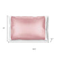 Dusty Rose Silk Open Ended Pillowcase
