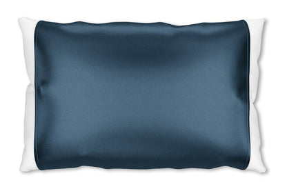 Blue Silk Open Ended Pillowcase