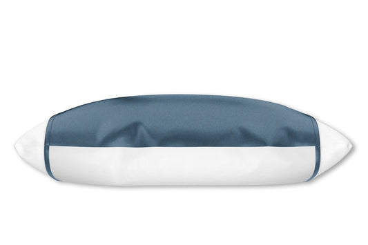 Blue Silk Open Ended Pillowcase