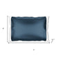 Blue Silk Open Ended Pillowcase