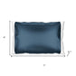 Blue Silk Open Ended Pillowcase