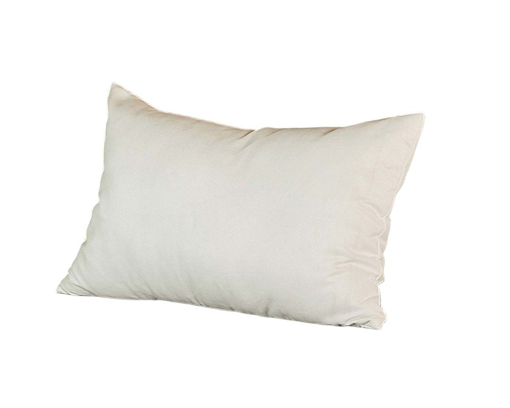 Set of Two 12" X 20" White Lumbar Throw Pillow Covers