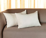 Set of Two 12" X 20" White Lumbar Throw Pillow Covers