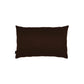 Set Of Two 12" X 20" Brown Zippered Polyester Lumbar Pillow Cover