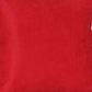 Set of Two 26" Red Euro Throw Pillow Covers