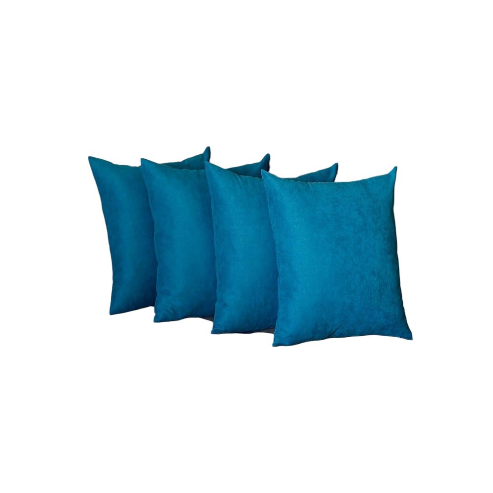 Set Of Four 18" X 18" Tahitian Tide Polyester Zippered Pillow Cover