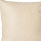 Set Of Four 22" X 22" Beige Polyester Zippered Pillow Cover