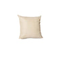 Set Of Four 22" X 22" Beige Polyester Zippered Pillow Cover