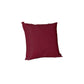 Set Of Four 26" X 26" Claret Red Polyester Zippered Pillow Cover