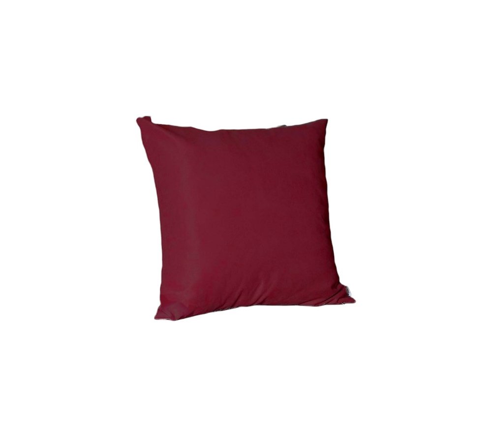 Set Of Four 26" X 26" Claret Red Polyester Zippered Pillow Cover