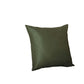 Set Of Two 16" X 16" Fern Green Polyester Zippered Pillow Cover