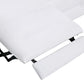 Three Piece White Italian Leather Six Person Seating Set