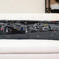 46" Black Bend Nighttime Skyline Lumbar Decorative Pillow