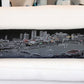 46" Black Nashville Nighttime Skyline Lumbar Decorative Pillow