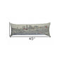 46" White Nashville Daylight Skyline Lumbar Decorative Pillow