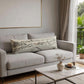 14" X 46" Cream New Orleans Daylight Skyline Lumbar Decorative Pillow