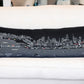 46" Black Philadelphia Nighttime Skyline Lumbar Decorative Pillow