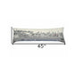 46" White Philadelphia Daylight Skyline Lumbar Decorative Pillow