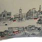 14" X 46" Cream Rome Daylight Skyline Lumbar Decorative Pillow