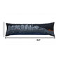 46" Black San Francisco Nighttime Skyline Lumbar Decorative Pillow