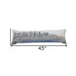 46" White San Francisco Daylight Skyline Lumbar Decorative Pillow
