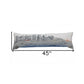 14" X 46" Cream San Francisco Daylight Skyline Lumbar Decorative Pillow