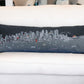 46" Black Seattle Nighttime Skyline Lumbar Decorative Pillow