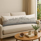 14" X 46" Cream Seattle Daylight Skyline Lumbar Decorative Pillow
