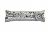14" X 46" Cream Vail Daylight Skyline Lumbar Decorative Pillow