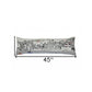 14" X 46" Cream Vail Daylight Skyline Lumbar Decorative Pillow