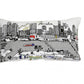 14" X 24" Cream Austin Daylight Skyline Lumbar Decorative Pillow