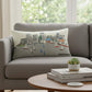 14" X 24" Cream Baltimore Daylight Skyline Lumbar Decorative Pillow