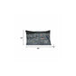 14" X 24" Dark Gray And White Chesapeake Nighttime Skyline Lumbar Decorative Pillow