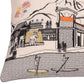 14" X 24" Cream Jackson Daylight Skyline Lumbar Decorative Pillow